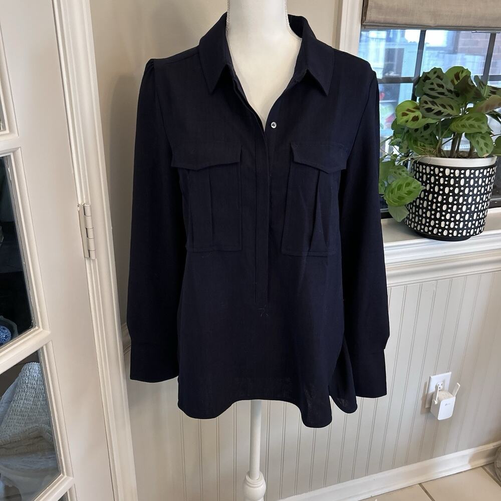 AYR Navy Blouse